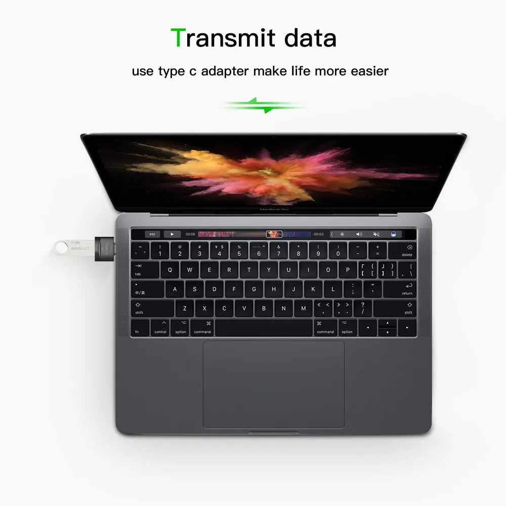 Metal USB 3.1 Type-C Male To USB 2.0 A Female OTG Data Adapter Type C OTG Adapter For Samsung S8 For MacBook Series otg adapter