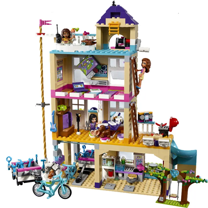 

LEPIN 01063 Friend Girl The Friendship House Set Building Blocks Toys Model Children Compatible LegoINGlys 41340