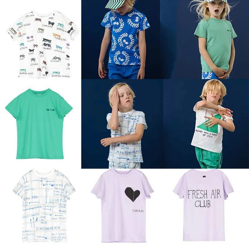 

Kids T Shirts 2019 B Loves Summer Boys Girls Stars Print Short Sleeve T Shirts Baby Child Cotton Tops Tees Clothes Casual