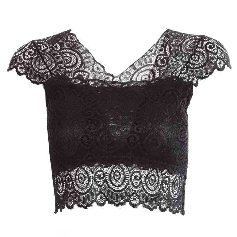 Sexy Lace Vest Tank Bra for Women Bralette Bustier Crop Top Female Floral Cami Padded Tank Tops Women's Intimates Underwear Sexy Lace Vest Tank Bra for Women Bralette Bustier Crop Top Female Floral Cami Padded Tank Tops Women's Intimates Underwear