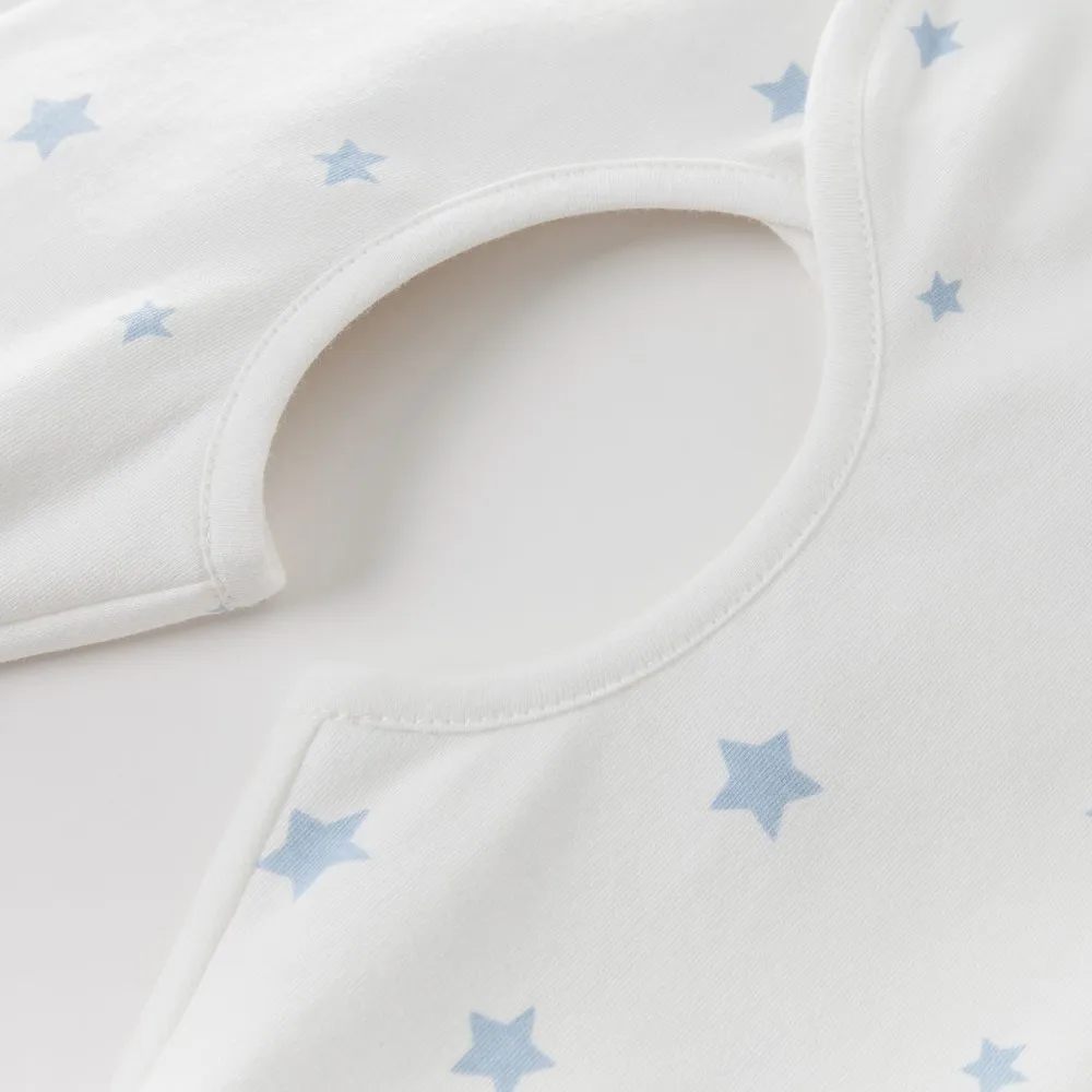 DB4628 dave bella/осенние пижамные штаны для новорожденных мальчиков и девочек, пижамы с принтом со звездой штаны для малышей, розовые и синие штаны для сна