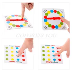 Finger Twister! Танец на пальцах Семья игрушки Настольная игра для детей и взрослых и детей игры с коробкой