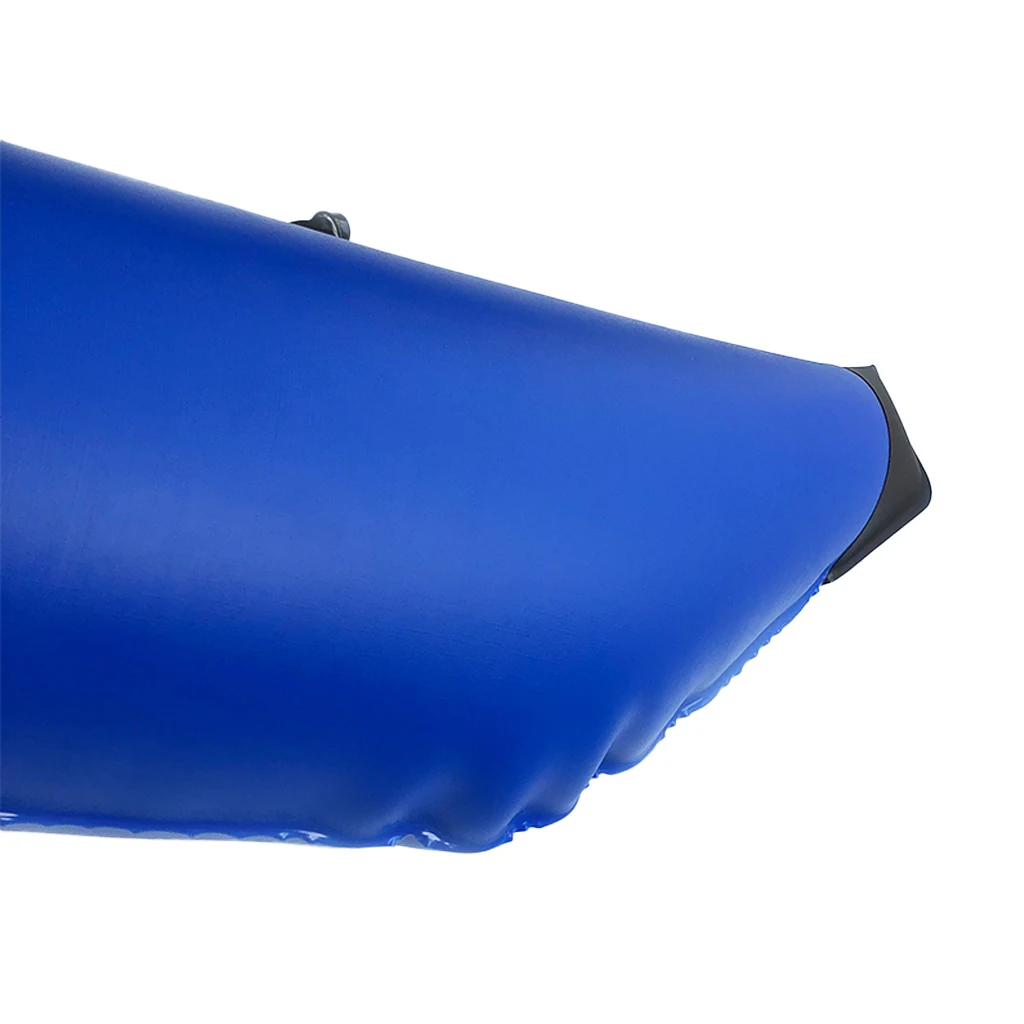 2 Pieces Heavy Duty Durable Blue PVC Kayak Canoe Fishing Standing Inflatable Outrigger Stabilizer Float Gear Accessories 90x28cm