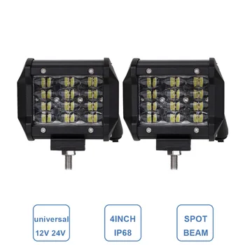

4INCH LED WORK LIGHT OFFROAD 12V 24V DRIVING LAMP CAR SUV MOTORCYCLE TRAILER ATV 4WD WHITE SPOT HEADLIGHT AUXILIARY INDICATOR