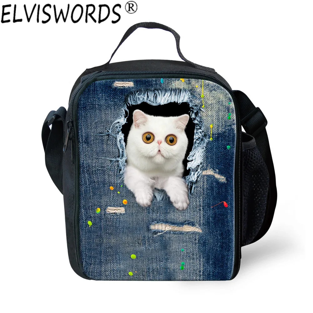 Buy ELVISWORDS Cute Cats Lunch Bags Kids Insulated