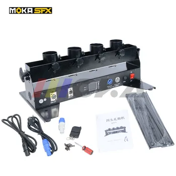 

1 pcs/lot Factory Directly Sale 4 head dmx confetti machine stage confetti shooter 6 Channels for party/wedding/theater