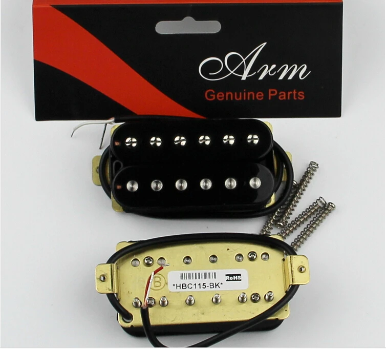 

Genuine black electric guitar pickups HBC115-BK Korea Artec OEM