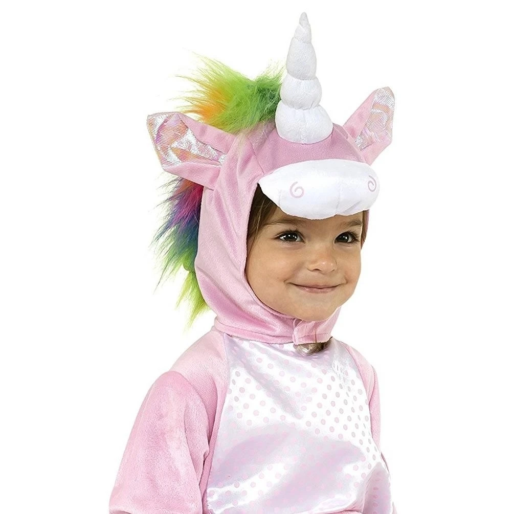 Unicorn Baby Costume Pink size 0-6 MO Noahs Ark Newborn Jumpsuit Rubie's (1)