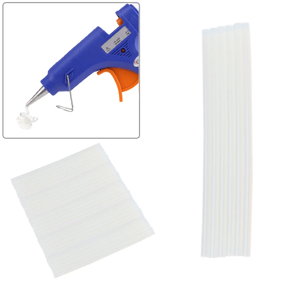 

30 Pcs 7x190mm Hot Melt Glue Stick for Heat Pistol Glue High Viscosity Glue Glue Stick Repair Tool Kit DIY Hand Tool