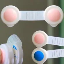 Гибкий короткий замок Стиль устройства для детской безопасности Защита для детей для кладовой, комода, холодильника замки и ленты 100 шт./лот