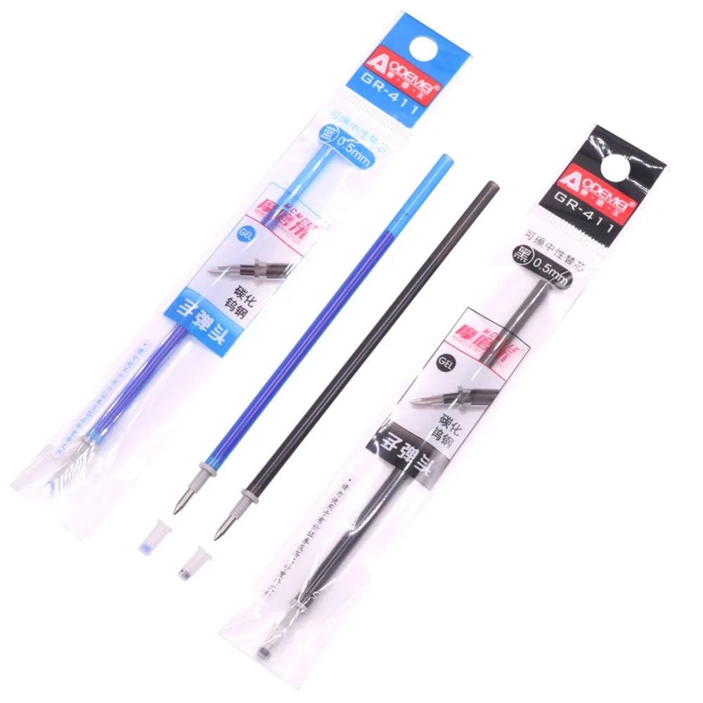 REGISTERED 100 pcs Erasable Ink Refills Bullet 0.5mm Tip Blue Black Two Specifications Optional Match Ballpoint Pen Gel Pen REGISTERED 100 pcs Erasable Ink Refills Bullet 0.5mm Tip Blue Black Two Specifications Optional Match Ballpoint Pen Gel Pen