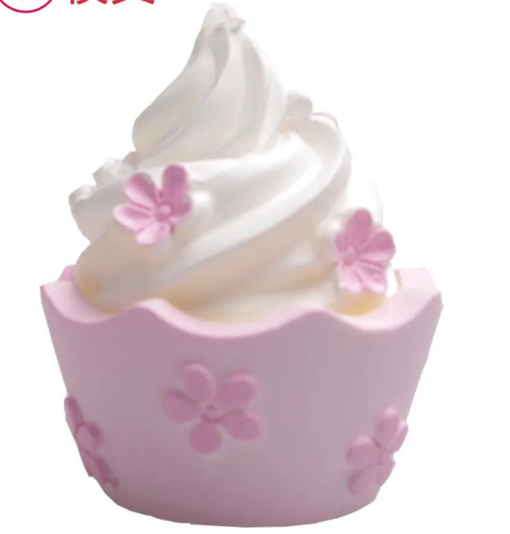 

3D Cupcake Flower Shape silicone fondant mold DIY Soap mould 4x4cm Baby birthday cake decoration Candle mold Chocolate Mold E449