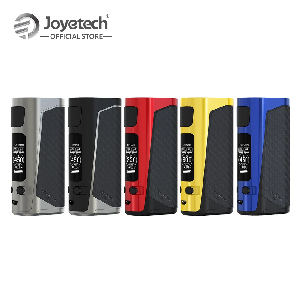 Original Joyetech eVic Primo SE Box Mod Output 80W Wattage By Power/Bypass/Temp/TCR Mode Electronic Cigarette