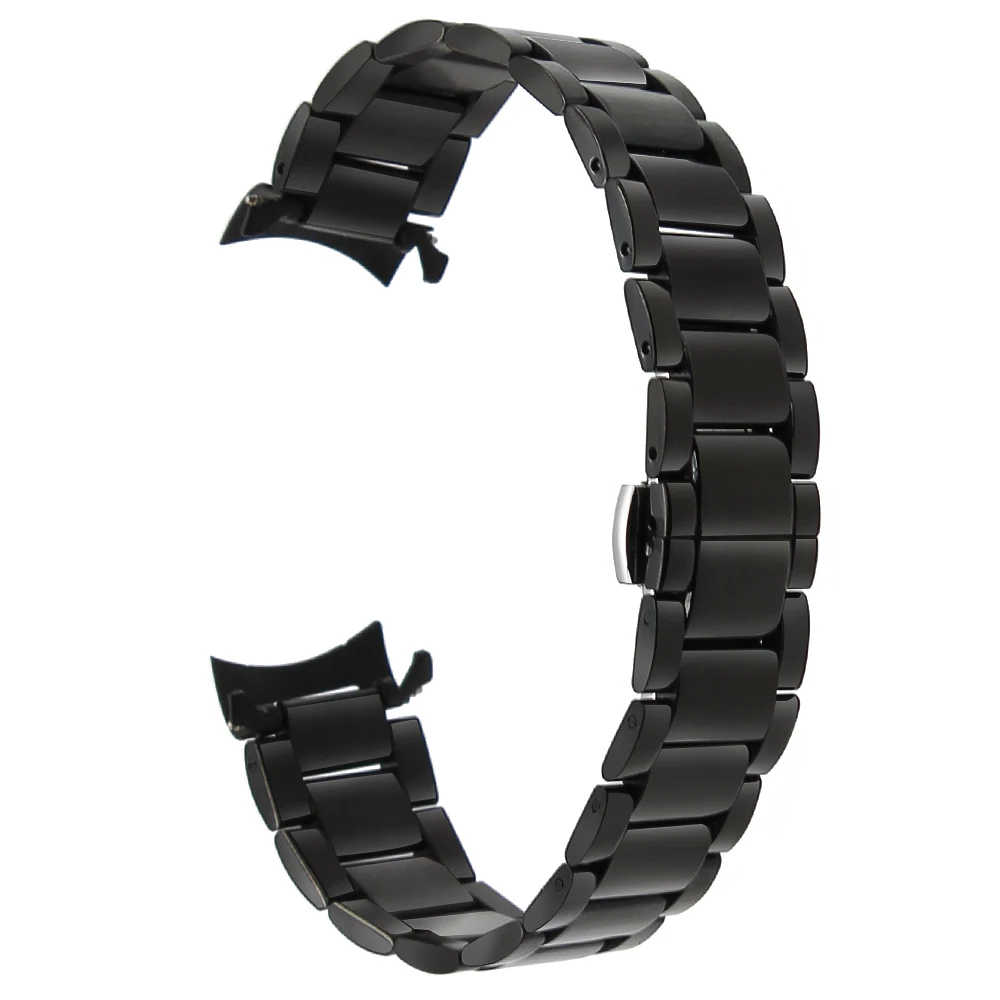 18mm 20mm 22mm Cinturino In Acciaio Inox per Citizen Curva End Cinturino  Farfalla Fibbia Della Cintura Braccialetto Del Polso Nero oro Argento|steel  watchband|stainless steel watchband22mm stainless - AliExpress
