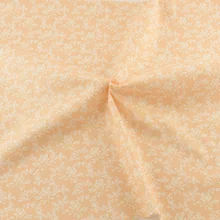Золото желтый цвет цветочный дизайн хлопок, твиловый материал 50 см x 160 см/за штуку пошиве одежды постельные принадлежности лоскутное одеяло Tilda tecido