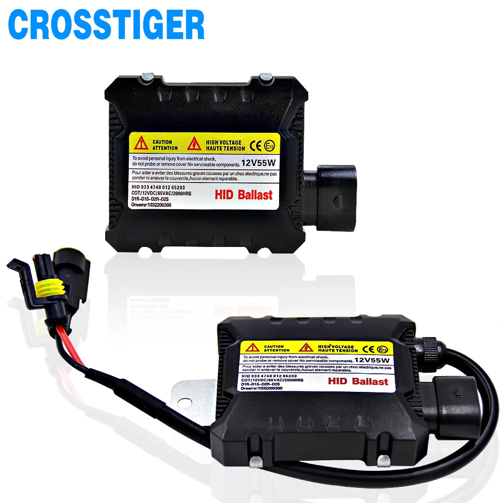 

55W Xenon Ignition Unit Xenon Hid Ballast For H7 Xenon H4 Ignition Unit Block Xenon Bulb Digital Slim Ballast Block For H1 H3 H8