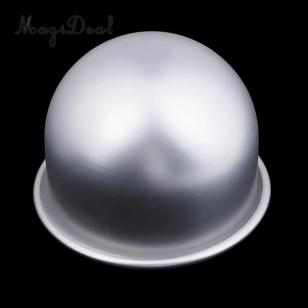  Big Size Balls Mould - Aluminum Hemisphere Pan Half Ball Sphere Bath Ball Cake Pan Tin Baking Mold Pastry Mould inner Size 11cm