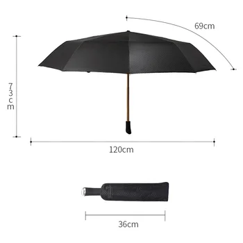 

2018 big rain umbrella men windproof umbrellas male folding black TTK brand waterproof parasol sun man umbrella corporation