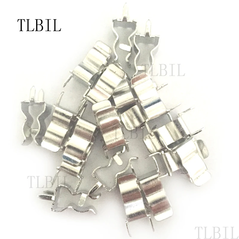 

100Pcs 5*20mm Fuse Holder Clips Glass Quick Fast Blow Fuses Holder