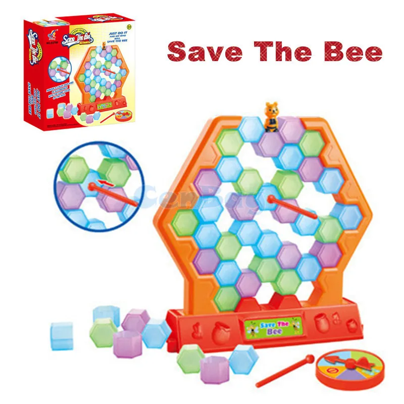 Funny Ice Breaking Save The Bee Interactive Desktop Block Toys Parent-child Leisure Game for Children Educational &amp Gifts | Игрушки и
