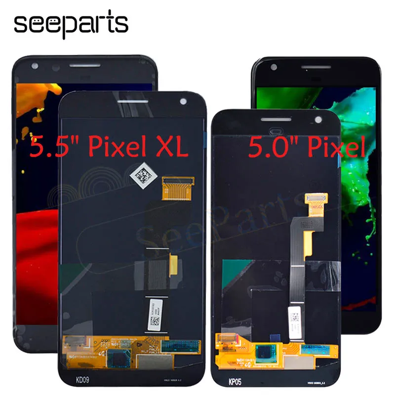 ЖК дисплей 5 дюйма для Google Pixel XL кодирующий преобразователь сенсорного экрана в