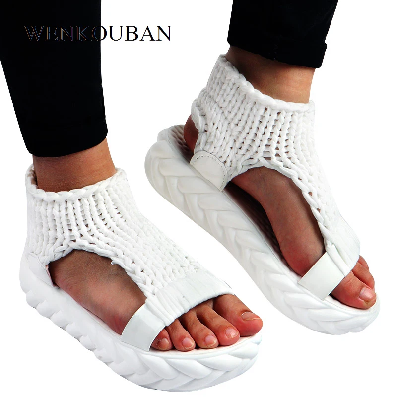 ladies white gladiator sandals