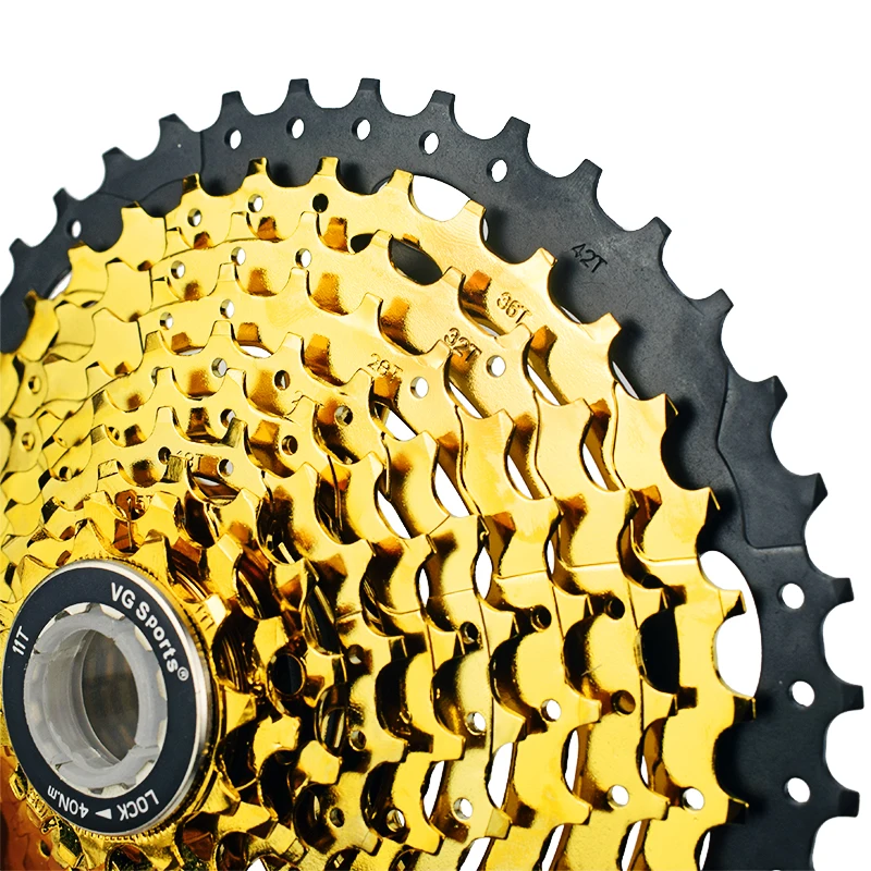 VG sports 10 speed 11-42T велосипедная кассета freewheel 10S MTB cog звездочки 42T велосипед горный велосипед колеса аксессуары 506g