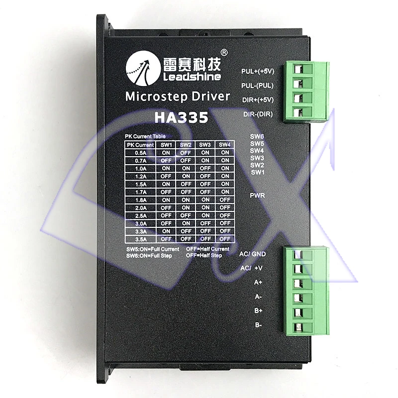 Оригинальный драйвер шагового двигателя Leadshine HA335 2-фазный 30VDC 3.5A шаговый |