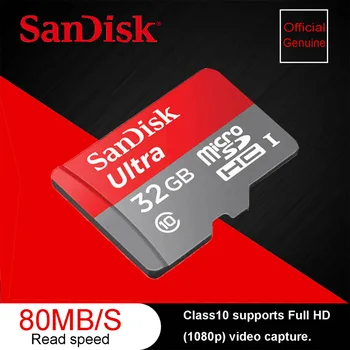 

Original SanDisk Micro SD Memory Card 16GB 32GB 64GB 128GB MicroSD Cards SDHC Phone SDXC Max 80M C10 TF Trans Mikro Card C4 8G