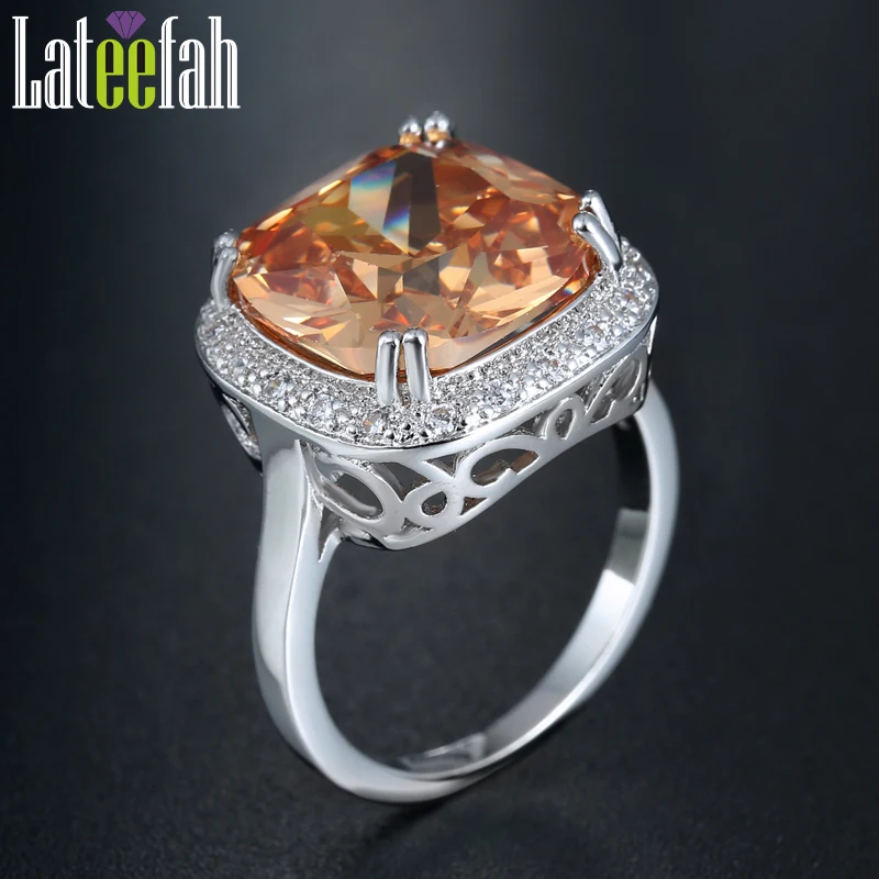 Large Cubic Zirconia Cocktail Ring Large Cubic Zirconia Cocktail Ring