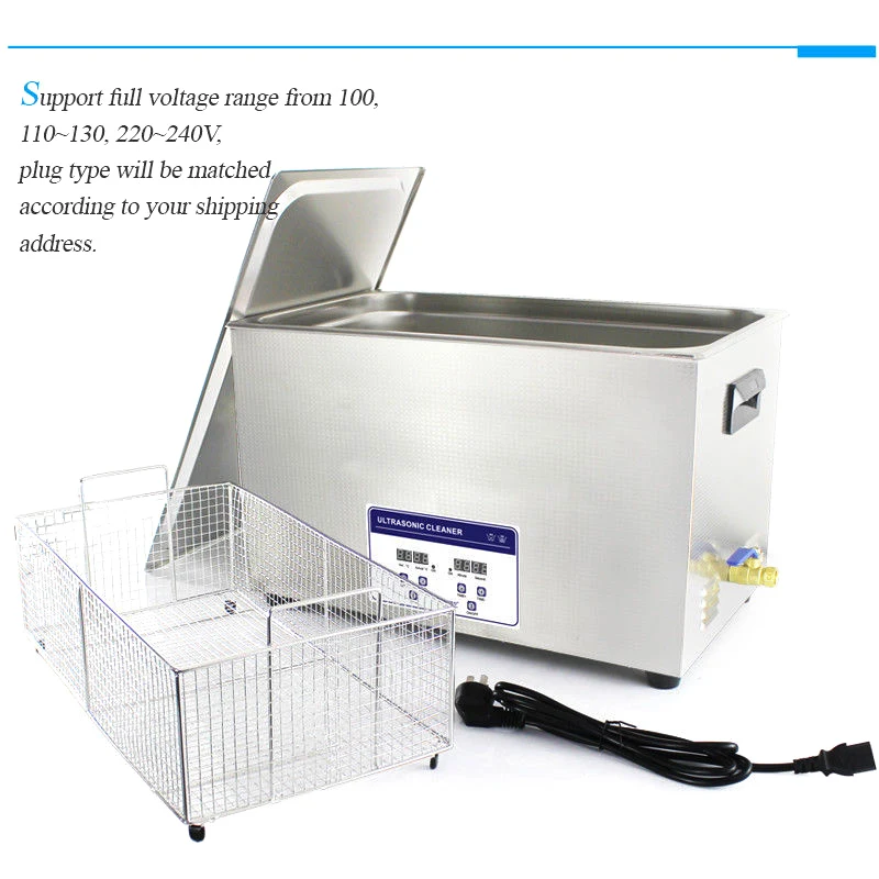 

Cleaning Tools Digital Ultrasonic Wave Clean Tank Basket for Jewelry Watch Dental Tableware Dropshipping