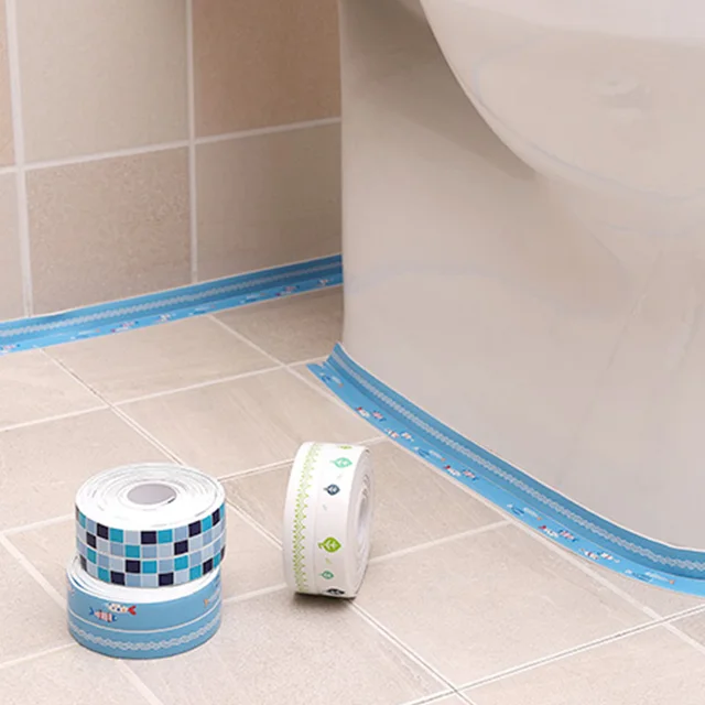 Household Kitchen Bathroom Waterproof Sealing Strip Sealant Tape Mildew
