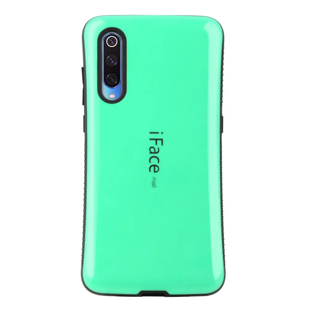 iFace Mall Case for xiaomi Mi9 Mi 9 Heavy Duty Shockproof Back Cover Hard Shell 6.39 Inch Protect Mobile Phone Case - Цвет: Светло-зеленый