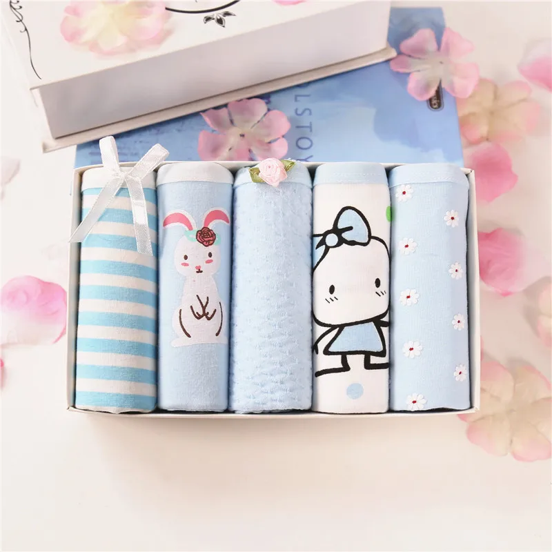 Нижнее белье женское хлопковое с заниженной талией 5 шт./лот|girls underwear|cotton women
