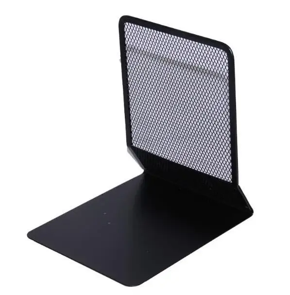 

1 pair Tablet Tablature Bookend Metal Grid Book Stand Book Support Holder Desk Stands For Books