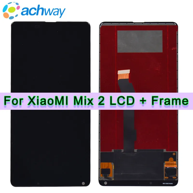 5 99 &quotЖК дисплей для XIAOMI Mi Mix MIX 2 MIX2 сенсорный экран дигитайзер с рамкой в сборе