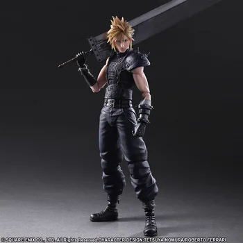 

PLAY ARTS 27cm Final Fantasy VII Cloud Strife Edition 2 Action Figure Model Toys