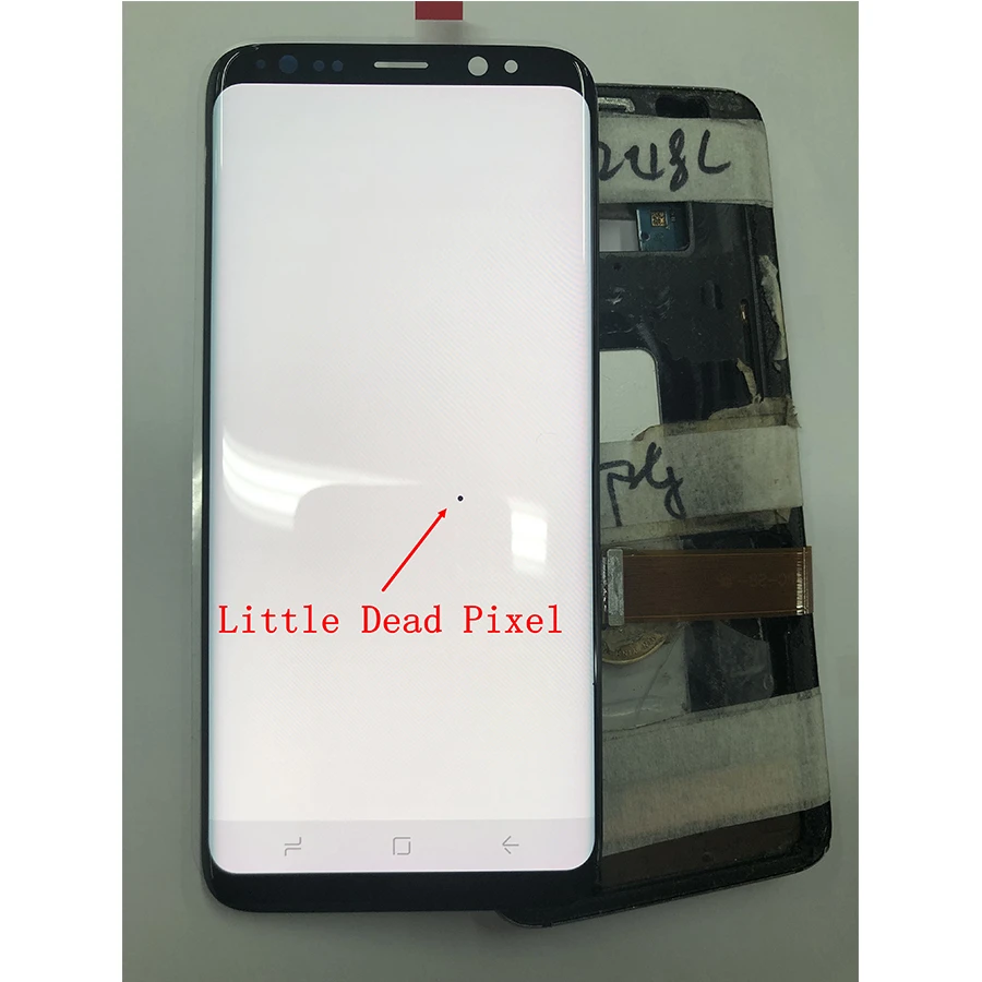 For S8 LCD Replacement For SAMSUNG Galaxy S8 G950 G950F Display With Frame Touch Screen Parts For Galaxy S8 with Dead Pixels     (3)