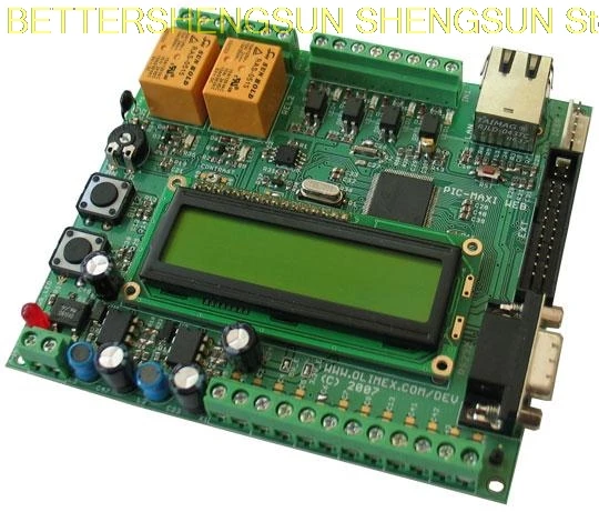 

PIC-MAXI-WEB development board TCP-IP DEV BRD FOR PIC18F97J60 module