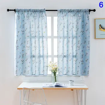 

Household Curtains Room Darkening Thermal Insulated Window Blackout Curtains for Kitchen Balcony FPing