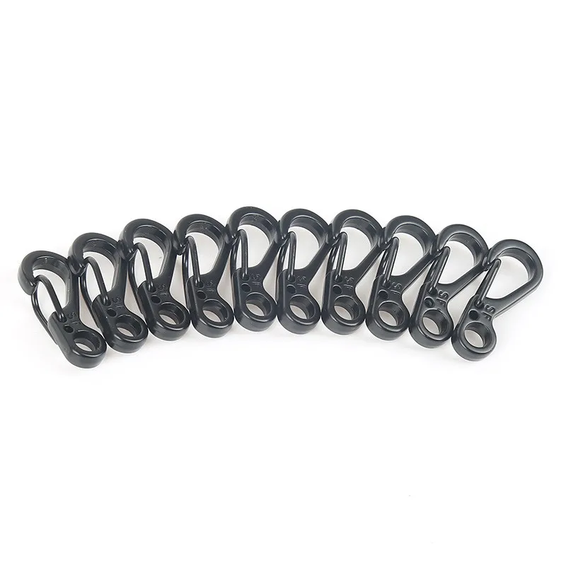 

10PCS Mini Spring Backpack Clasps Climbing Carabiners EDC Keychain Camping Bottle Hooks Hiking Traveling Tool Carabiners