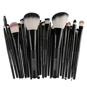 

22Pcs/Set Professional Makeup Brush Set Cosmetic Tools Toiletry Kit Natural Eye Shadow Brushes Women's Fashion