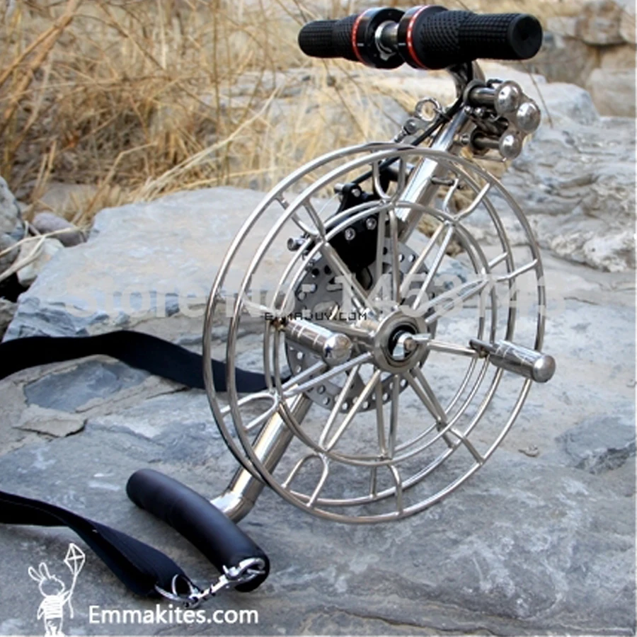 12.6" / 32CM Disc Brake Stainless Steel Kite String Reel Dual Brakes