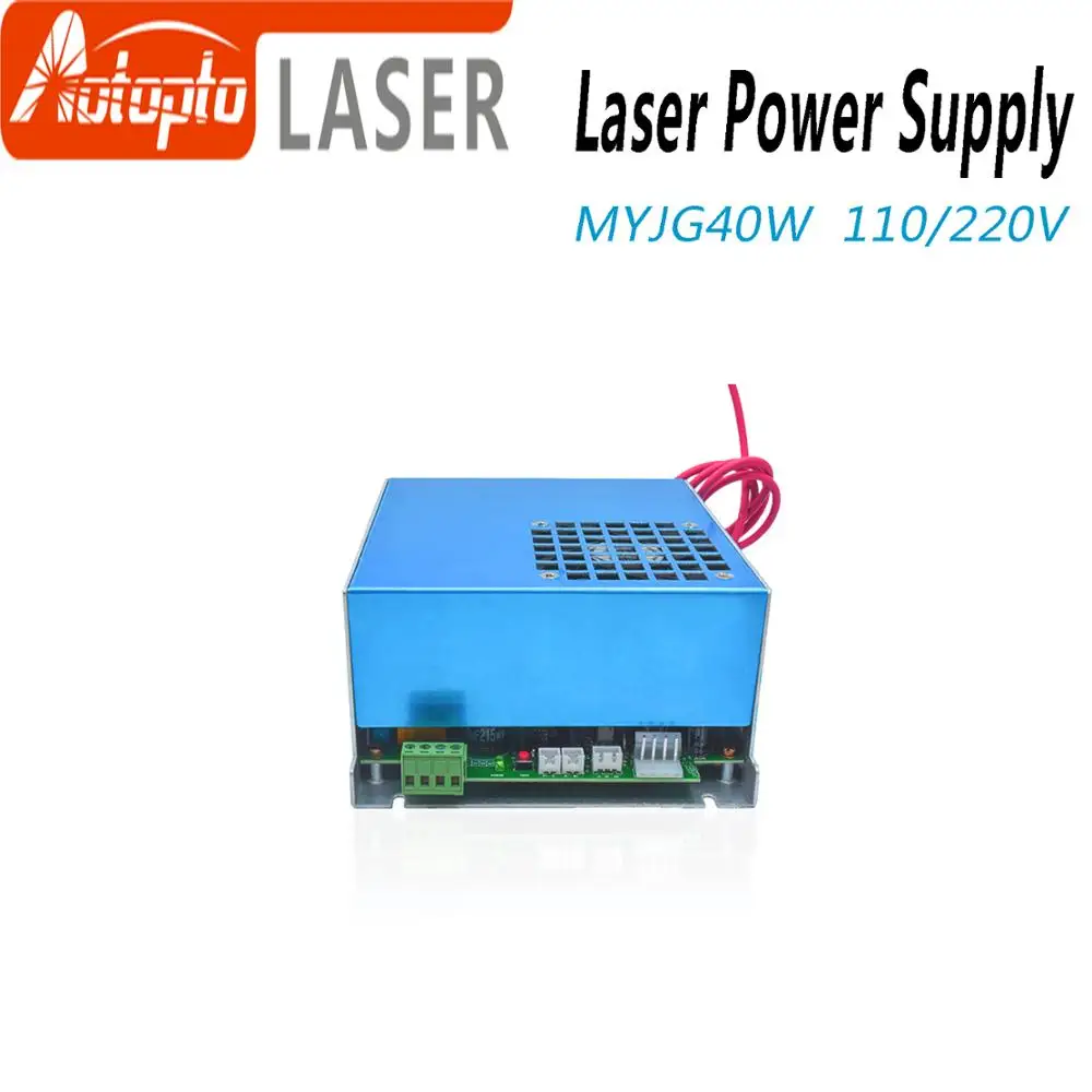 40W CO2 Laser Power Supply MYJG-40T 110V 220V for CO2 Laser Engraving Cutting Machine 35-50W MYJG