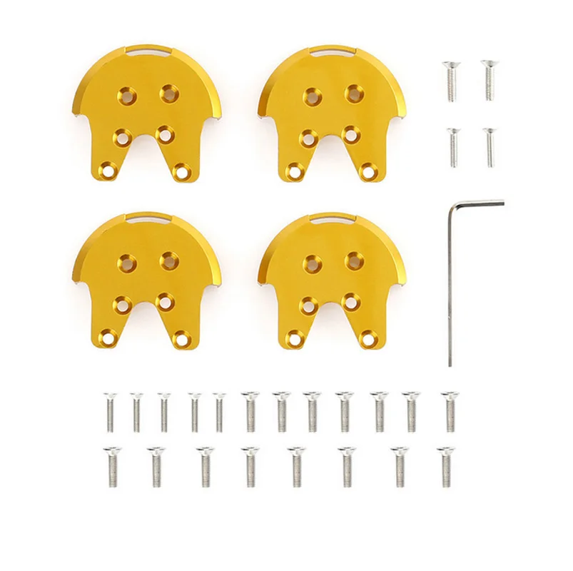 

BRDRC 4 pcs/set CNC Metal Motor Mount Base Protective Plate For DJI Phantom 3 /2 Drone RC Accessories