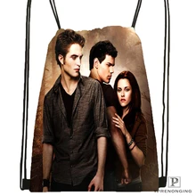 Custom New arrive Twilight Drawstring Backpack Bag Cute Daypack Kids Satchel (Black Back) 31x40cm#180531-02-12