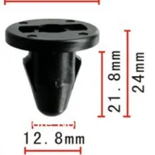 100 шт. пуш-ап клип бампера Втулка чехол для Mitsubishi MB403435 и чехол для chrysler 1989-ON