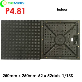 

China led manufacturer P3.91 p4.81 rgb led module 25cx25cm p4.81 52x52 dot matix indoor smd led display module