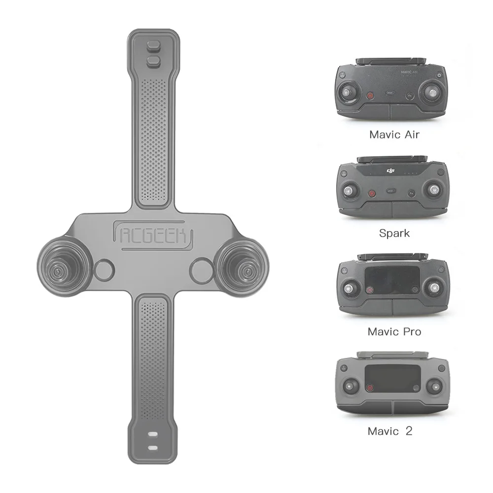 Пульт дистанционного управления силиконовый защитный чехол с держателем для большого пальца фиксированный галстук ремень для DJI Mavic 2 pro/zoom/Spark/mavic pro/air drone