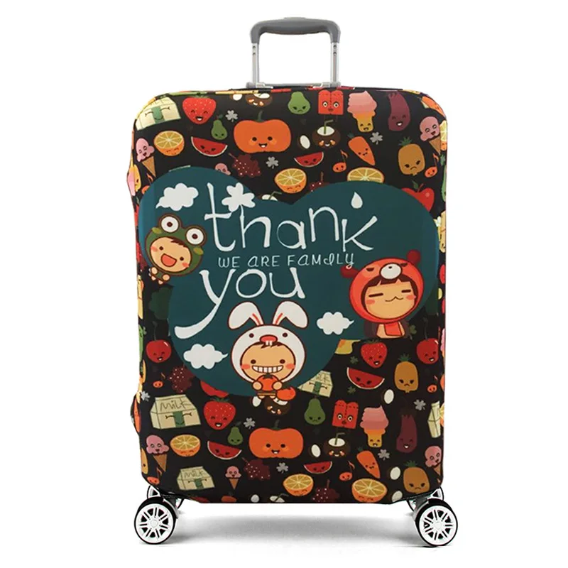 Чехол для чемодана для мужчин и женщин, тянущиеся дорожные аксессуары для путешествий, чехол для багажа с рисунком, 18-32 дюйма, горячая распродажа - Цвет: Розовый